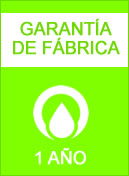 Garantía de Fábrica 1 año